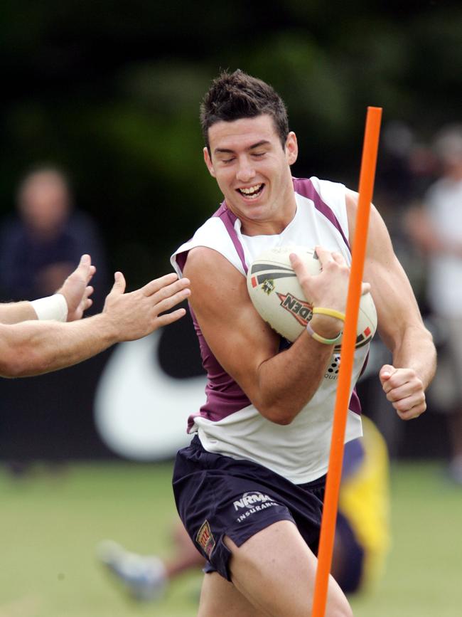 Boyd at training in 2006