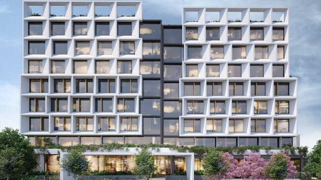 The proposed hotel is eight storeys high and offers the suburb's first suite accommodation for guests seeking to visit the nearby hospital, schools or retirement villages.