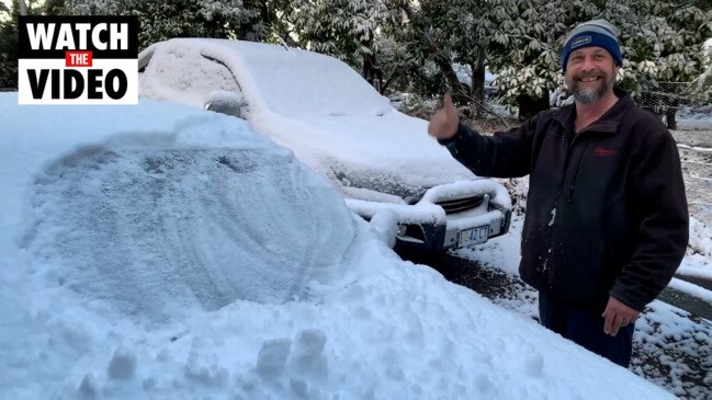 Winter blast in Tasmania