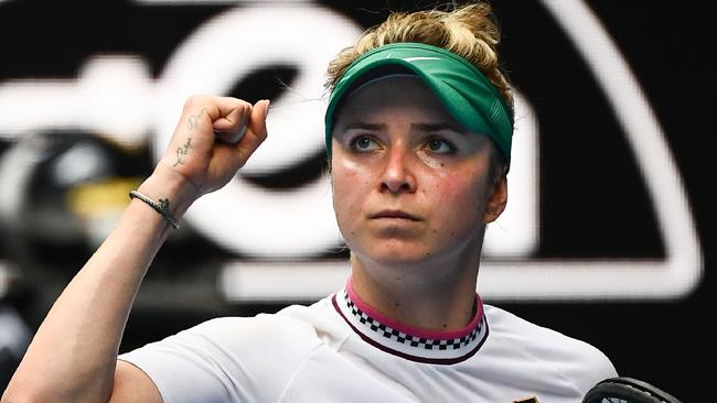 Elina Svitolina is looking good after the first two rounds in Melbourne.