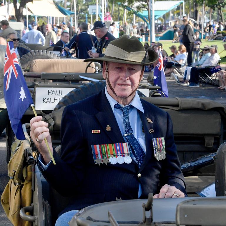 Anzac Day 2025. Strand parade in Townsville. Snowy Morgan. Picture: Evan Morgan