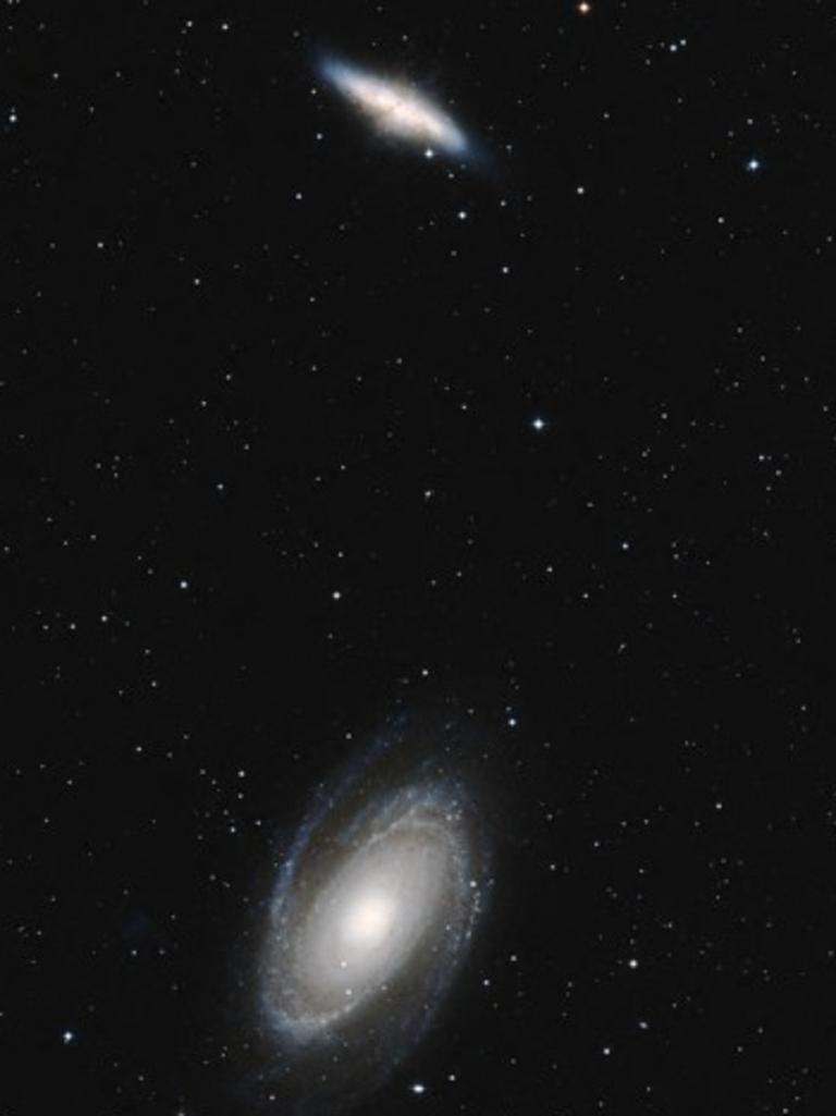 There are three scenarios NASA identified: Galaxies bypass at 1 million light-year separation. Photo by Handout / NASA/ESA / AFP