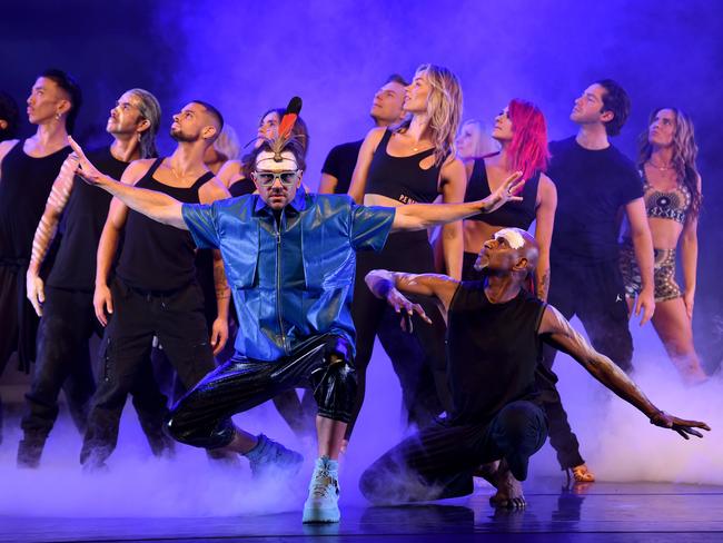 MELBOURNE, AUSTRALIA - NewsWire Photos JULY 18TH, 2023: Mitch Tambo and the cast of Burn the Floor performing at Crown. Picture : NCA NewsWire / Nicki Connolly