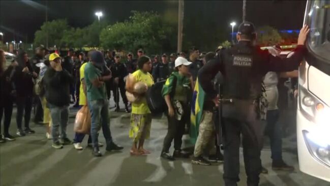 Police Fire Tear Gas, Detain Hundreds In Brazil | News.com.au ...