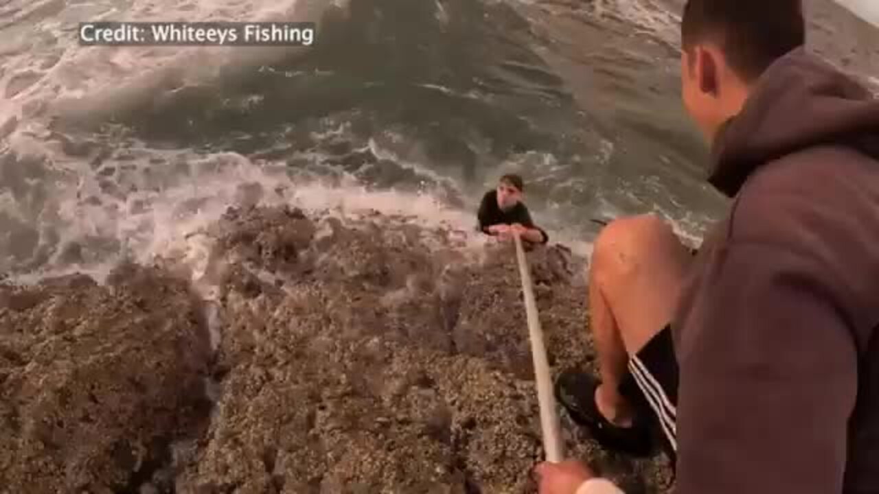 Teen's shock rock fishing rescue