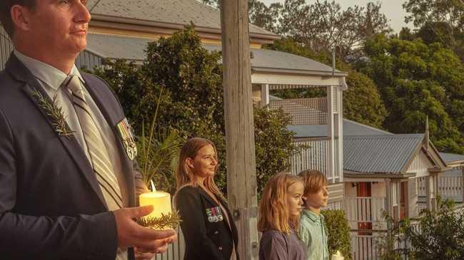 Residents will commemorate Anzac Day by standing on their driveways at 6am with a candle. Picture: John