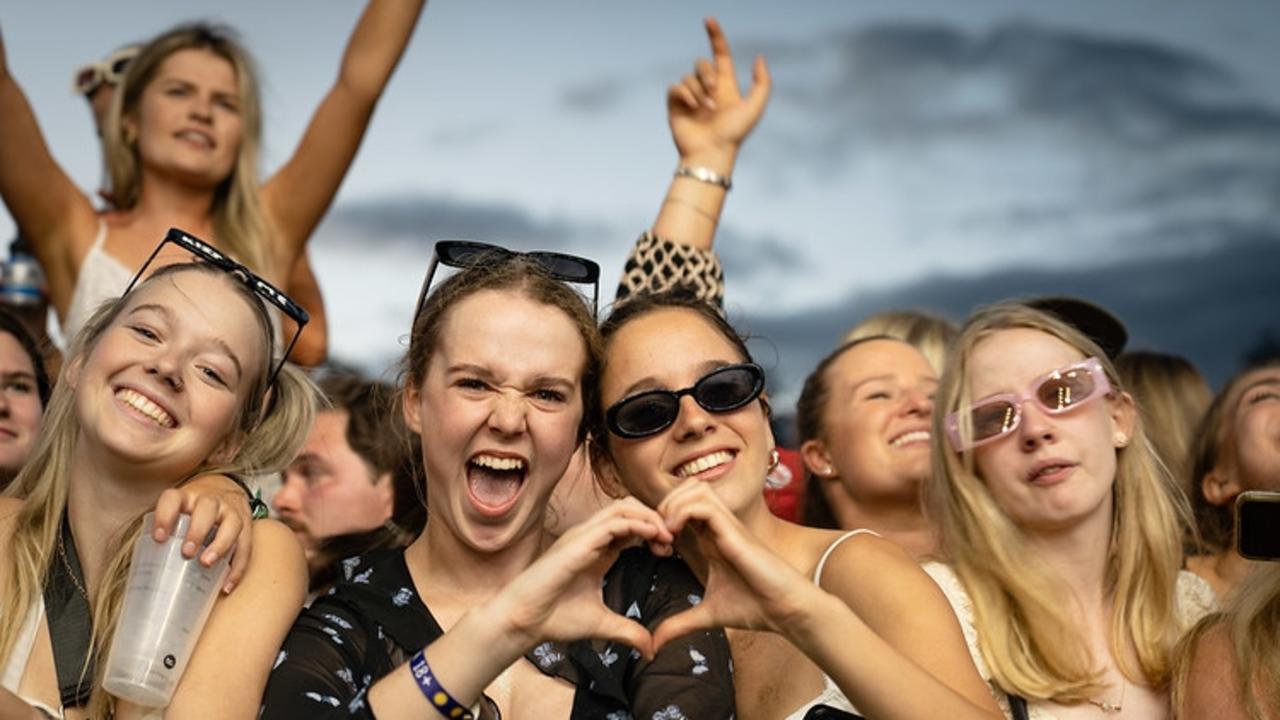 Party in the Paddock, Friday 10 Feb 2023. Picture: Connor Lane