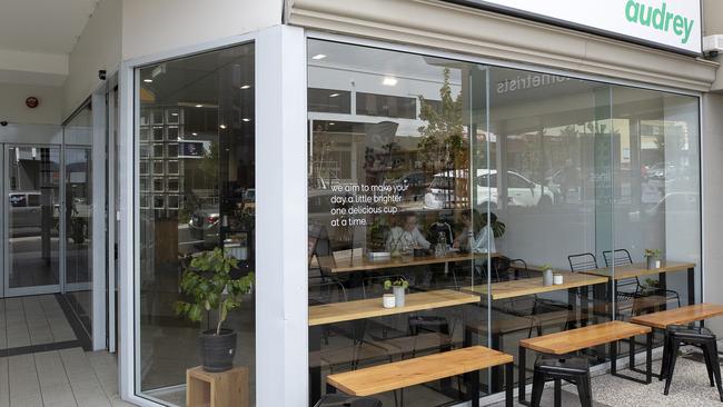 Audrey Coffee’s light-filled Rosny cafe has a warm and welcoming vibe. Picture: CHRIS KIDD