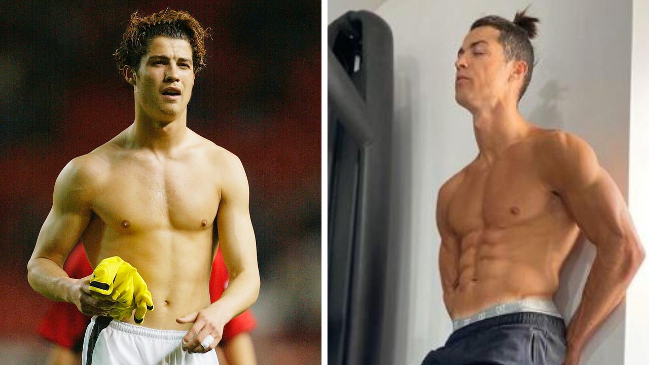 These football stars didn’t always look like body builders.