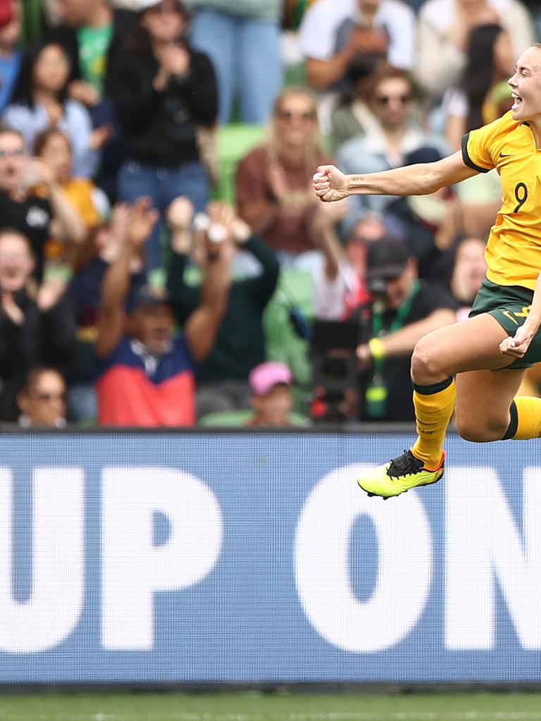 Matildas claim another top 20 scalp with 4-0 win over Sweden in