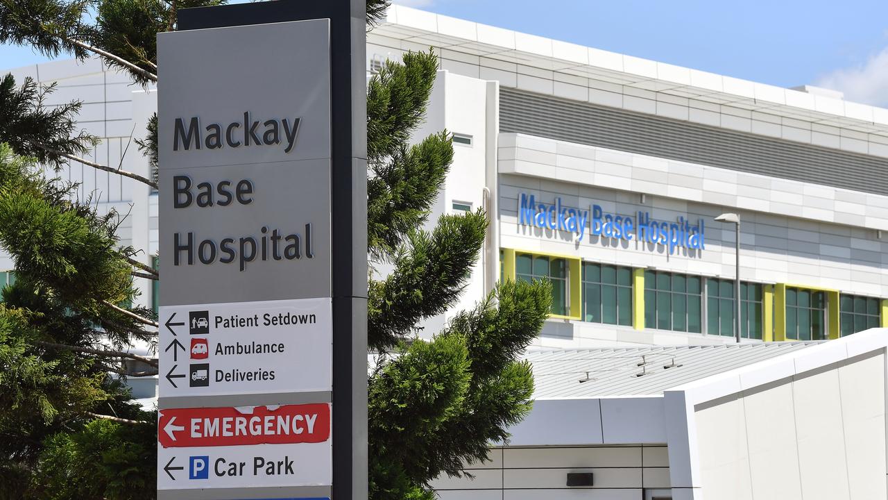 Mackay Hospital and Health Service has recorded it first Covid-related death. Picture: Tony Martin