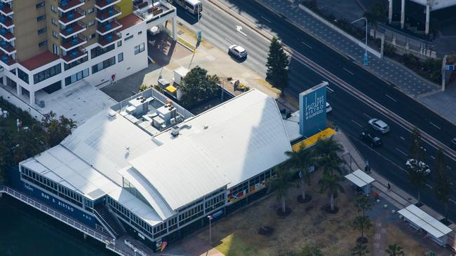 The former Helm Bar and Bistro at Surfers Paradise.