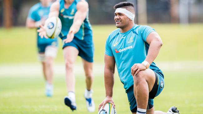 Wallaby hooker Jordan Uelese will play for Gordon in Sydney club rugby this weekend. Picture: Stuart Walmsley