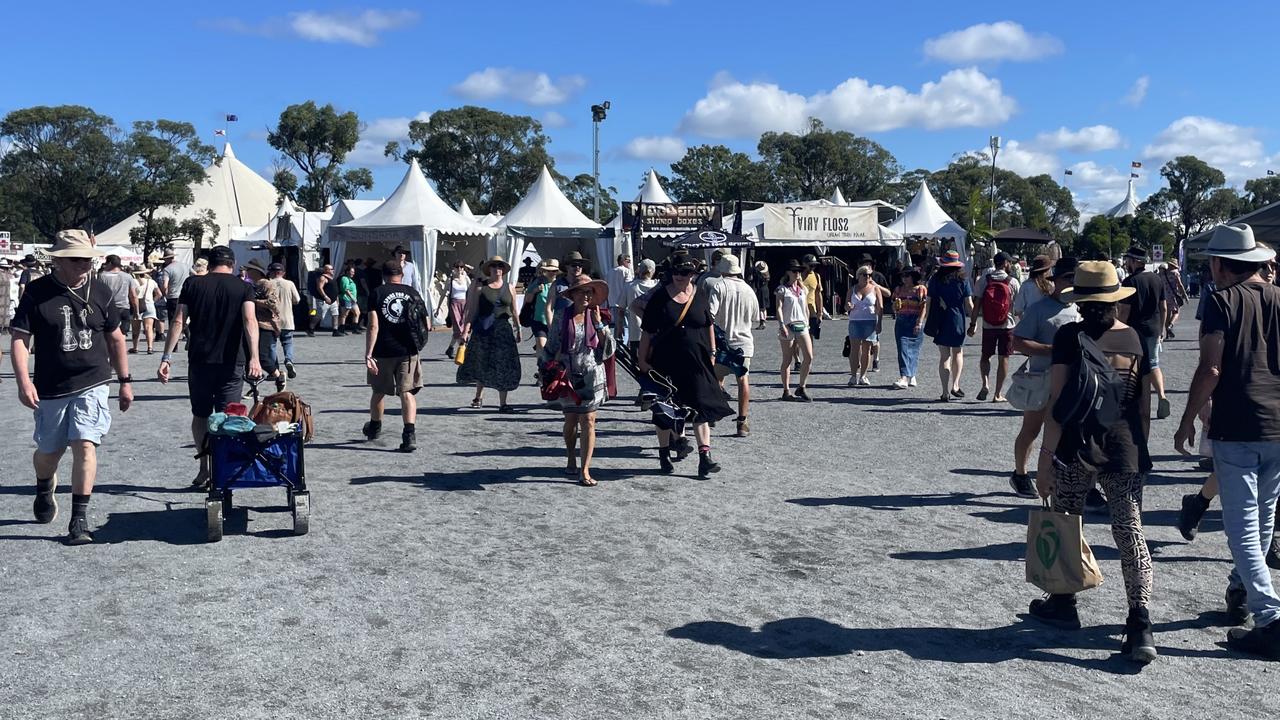 Bluesfest at Byron Bay's Tyagarah show ground. Picture: Savannah Pocock