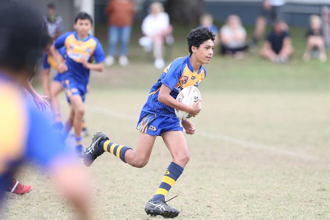 A Rugby League Gold Coast junior gala day at Burleigh Bears Junior Rugby League Club. Under 14s. Coomera vs Burleigh. 5 September 2021 Miami Picture by Richard Gosling