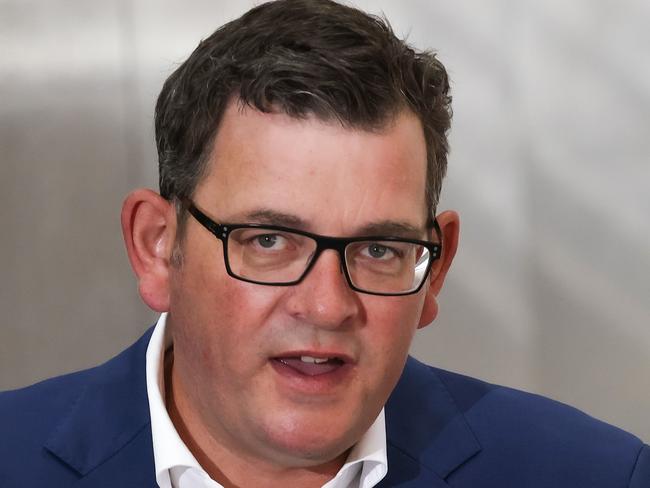 MELBOURNE, AUSTRALIA - NewsWire Photos 27 JANUARY 2022 : Victorian Premier Dan Andrews gives the latest update on the Covid-19  global pandemic affecting the state. Picture : NCA NewsWire / Ian Currie