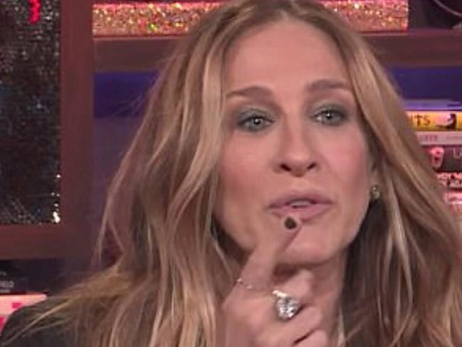 Sarah Jessica Parker said she was “heartbroken” by Kim Cattrall’s claims that she was “never friends” with the SATC cast. Picture: Bravo