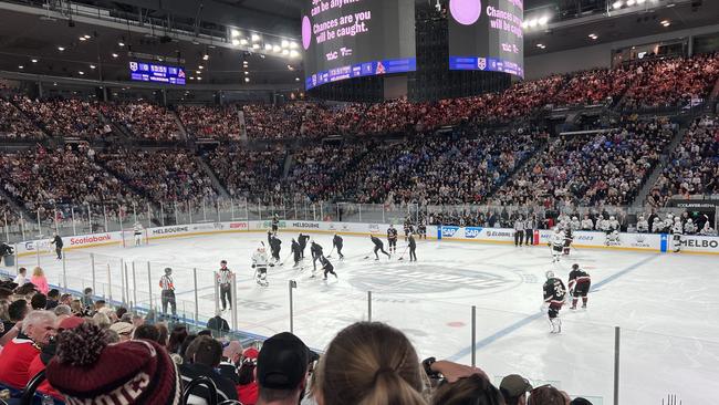 The NFL Global Series was played in Melbourne's Rod Laver Arena in September 2023. Picture: Andrew Potts