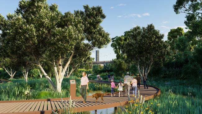 The draft master plan for Victoria Park in Herston has been released which includes high ropes courses, edible gardens, water play areas and pedestrian and cycle bridges.