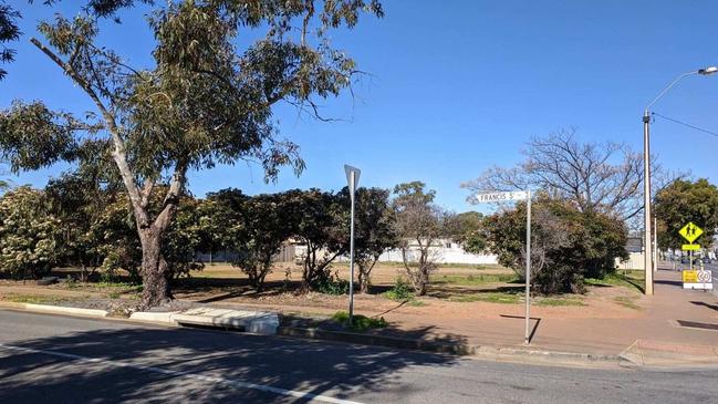 The site at the corner of Brighton Rd and Francis St, North Brighton, that will be turned into a service station. Picture: Supplied