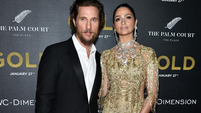 McConaughey and Alves first began dating in 2006, and have since gone on to have three children together. Picture by Getty.