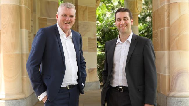 UniQuest chief executive Dean Moss (left) and executive director Mark Ashton.