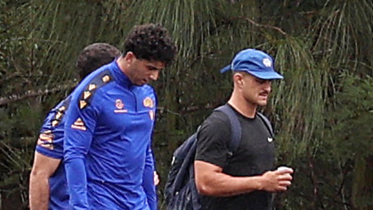 Exclusive pics: Brown arrives at Eels training after $13m contract call