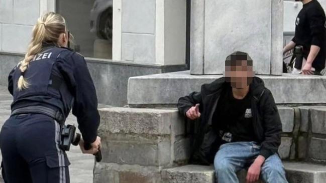 The man suspected of carrying out the knife attack in Villach, Austria. Picture: X , , https://x.com/MrAndyNgo/status/1890869818078708171