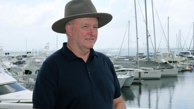 Anthony Albanese at Nelson Bay in 2021. Picture: NCA NewsWire / Peter Lorimer.