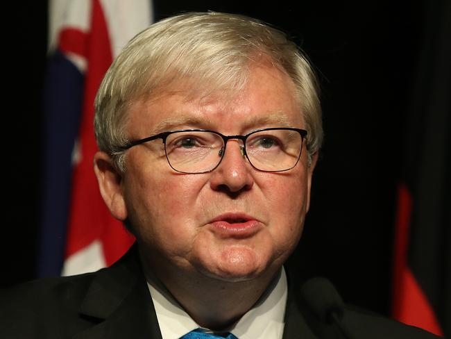 Former PM Kevin Rudd attending a breakfast to mark the 10th Anniversary of the National Apology to AustraliaÕs Indigenous Peoples at Parliament House in Canberra. Picture Kym Smith