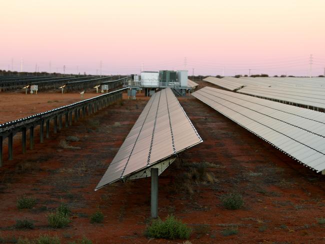 AGL Energy's Broken Hill Solar Farm in NSW. Picture: Hollie Adams/The Australian