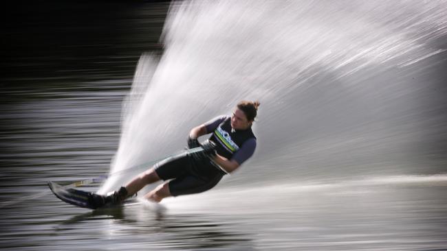 Generic Yarra Pictures? Water skiing on Yarra. Waterskiing.