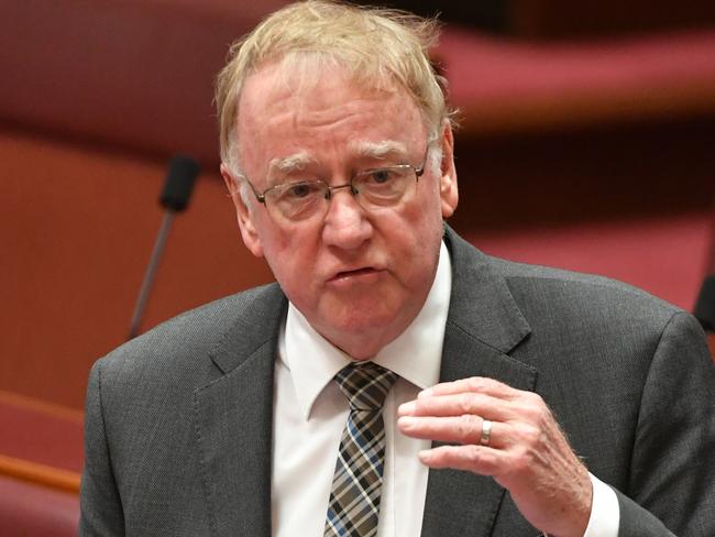 Queensland senator Ian Macdonald has bluntly criticised Prime Minister Malcolm Turnbull. Picture: AAP