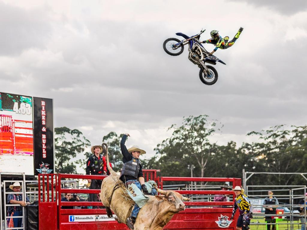 The Bikes and Bulls show that will come to Brisbane next month. Picture: Supplied.