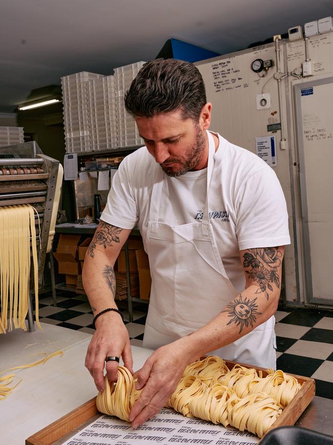 Claudio Ferraro at Italian Pasta Fresca on Henley Beach Road. Picture Supplied