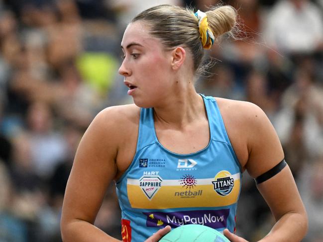 Gold Coast Titans Netball. Pictured: Josie Bingham