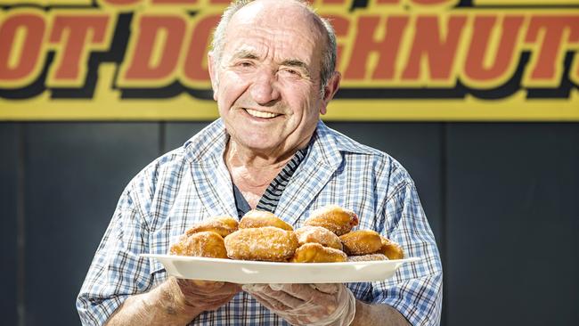 Nick Tsiligiris had been running Olympic Doughnuts since 1979. Picture: Sarah Matray