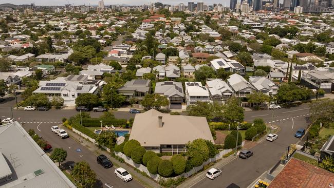 The home holds its own in Queensland’s most expensive suburb Teneriffe, just 2km from the Brisbane CBD.