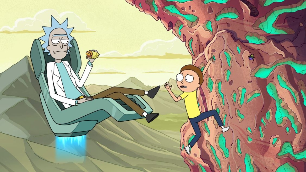 Rick (left) and Morty.