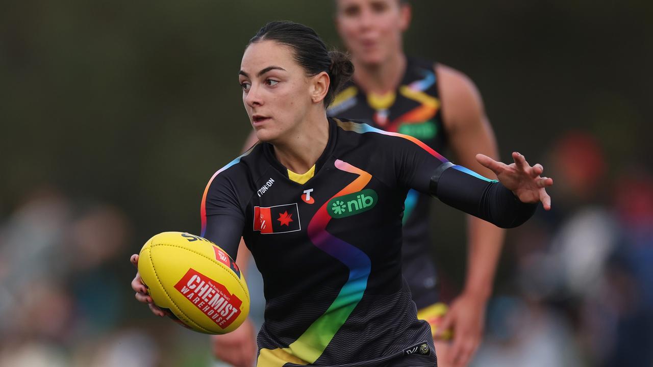 Monique Conti will finish her AFW season with Richmond before joining Geelong United. Picture: Daniel Pockett/Getty Images