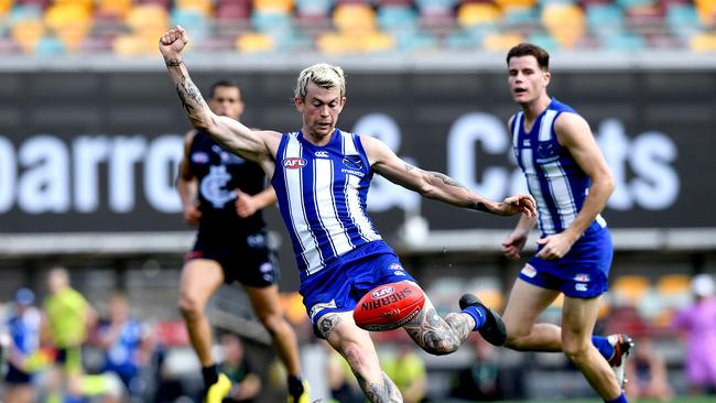 Jasper Pittard cost his side a shot at goal late in the third quarter. Getty Images