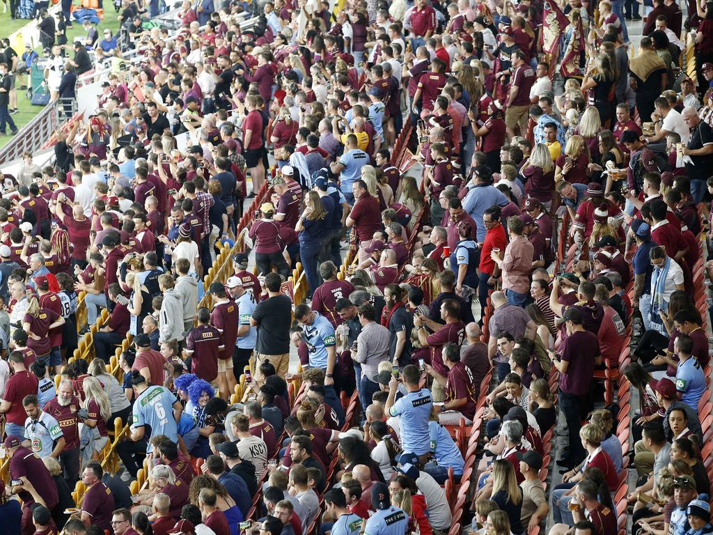 Nearly 50,000 packed out Brisbane’s Suncorp Stadium for November’s State of Origin decider. Picture: Josh Woning