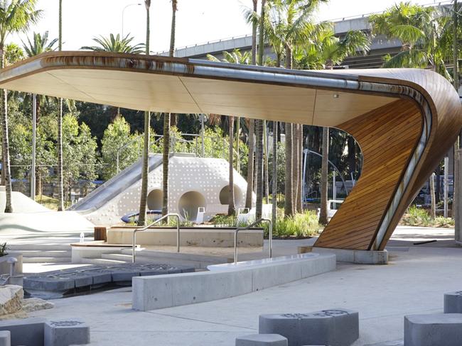 The kids playground at the new Darling Quarter precinct.