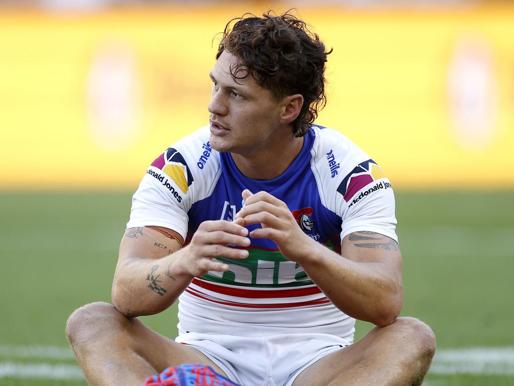 Kalyn Ponga had post-season shoulder surgery. Picture: Phil Hillyard