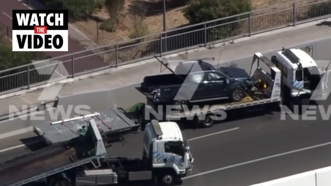 Dramatic citizen arrest of alleged carjacker (7NEWS)