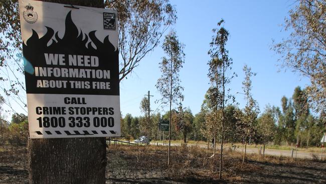 Damage of the Doonside Parklands fire. Picture: NSW Police