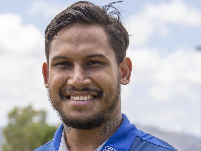 Cowboys recruit Ben Barba at Cowboys HQ yesterday. PICTURE: BEN LONERGAN