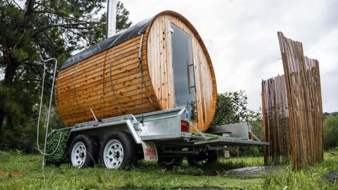 Yep, portable saunas are a thing - although in Finland you can actually bake in a car.