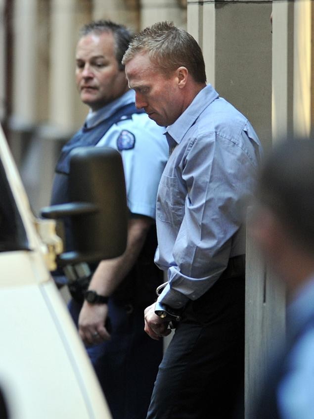 Adrian Bayley after being sentenced for the murder and rape of Jill Meagher.