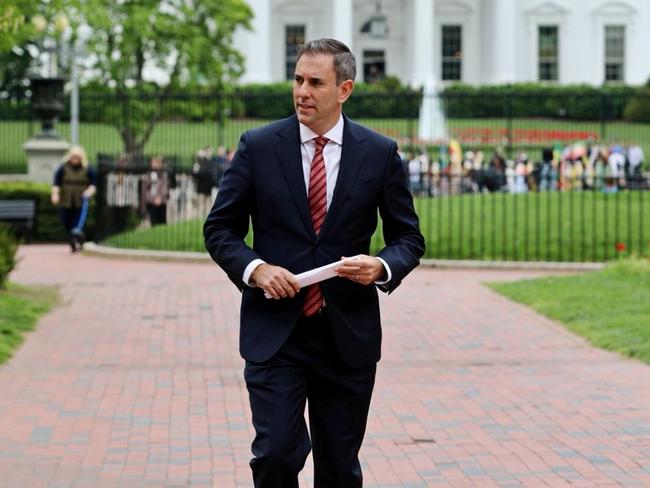 Treasurer Jim Chalmers in Washington, DC, attending the World Bank's schedule spring meetings. Picture: Supplied